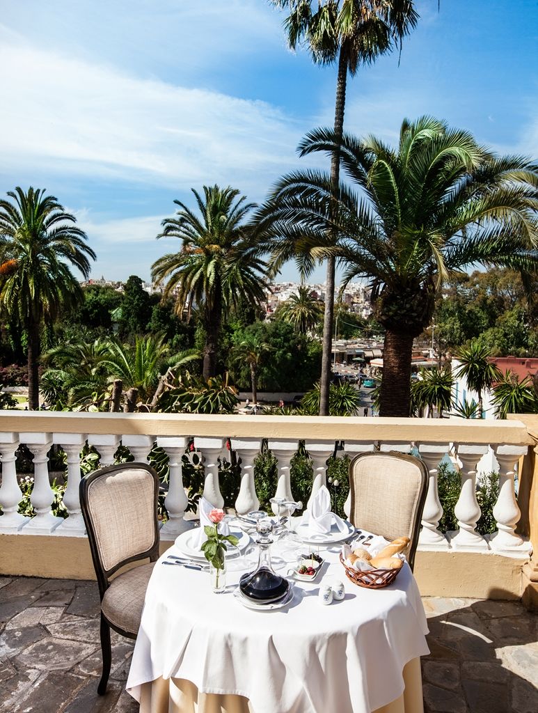 Grand Hotel Villa De France Tanger Ngoại thất bức ảnh The terrace of the Carlton